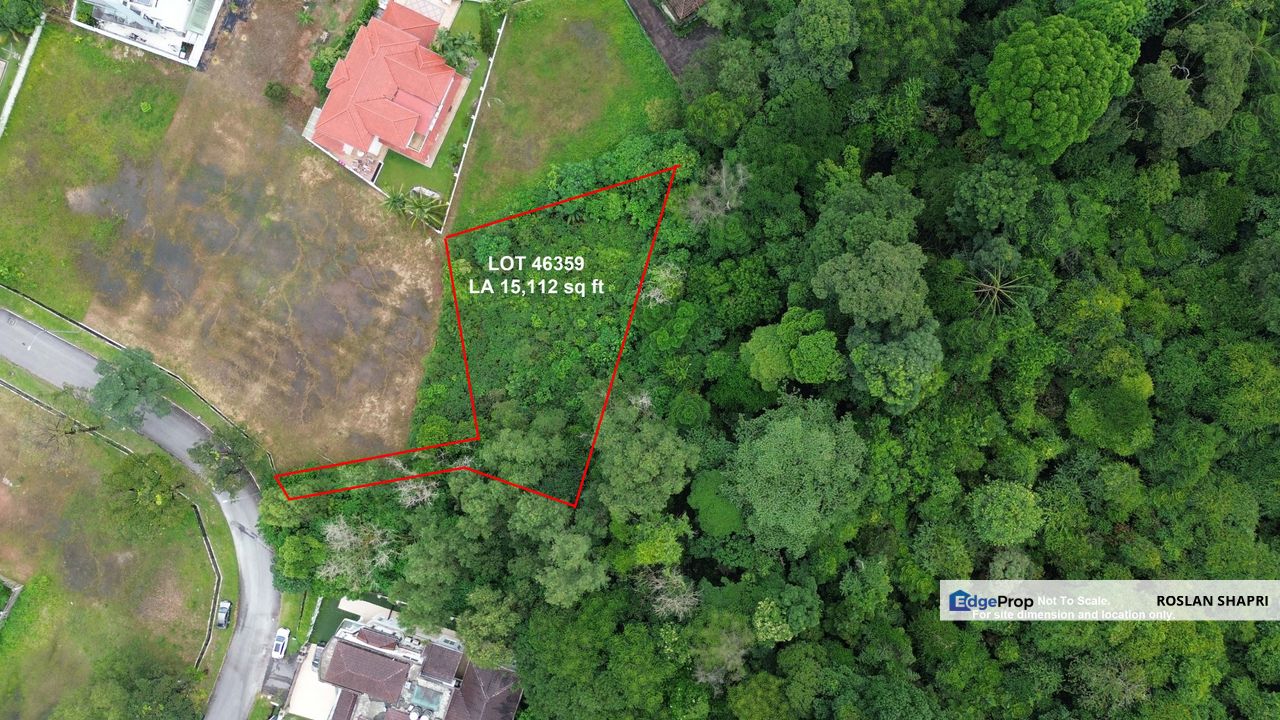 Lot 46359 (15,112 sq ft)  Pekaka Ria Seksyen 8 - Your Dream Mansion Awaits in Nature's Embrace, Selangor, Kota Damansara