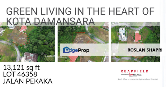 Lot 46358 (13,121 sq ft) Pekaka Ria Seksyen 8 - Your Future Mansion Awaits in the Heart of Nature, Selangor, Kota Damansara