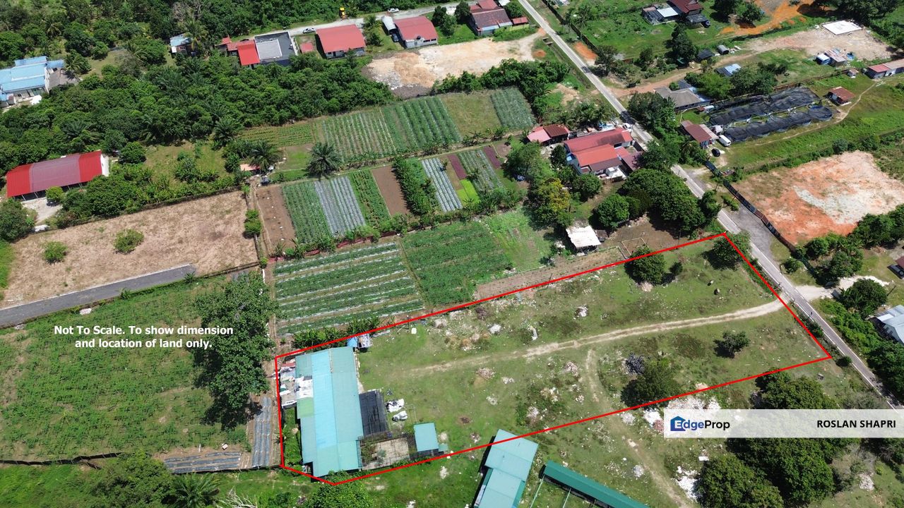 RM16 Sekaki Persegi) Tanah Lot Pertanian di Pulau Meranti Puchong - Jalan Kelompok 2, Selangor, Puchong