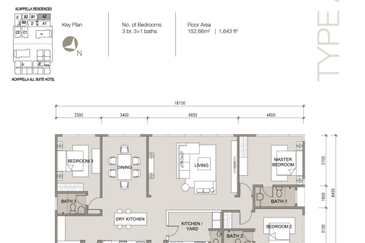 ACAPELLA Service Residence 3 Bedroom Home