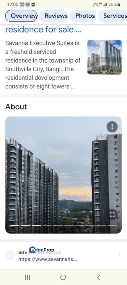 FOR SALE - SAVANNA SUITES, SOUTHVILLE CITY KL, Selangor, Bangi