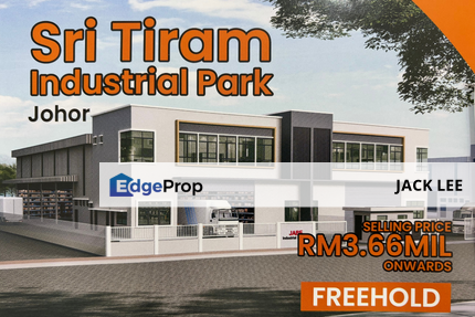 Pre Lauching Sungai Tiram Ulu Tiram [Sri Tiram Industrial Park] New Semi-D Factory, Johor, Ulu Tiram