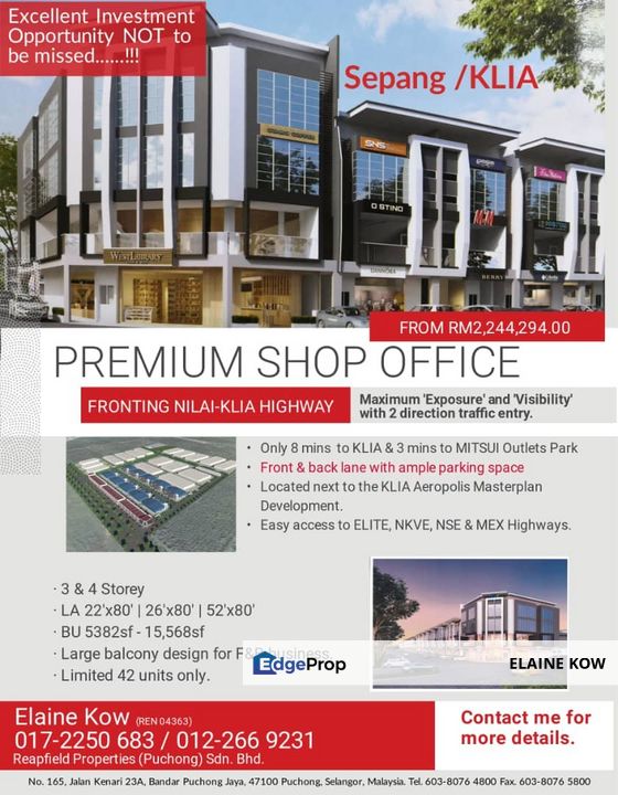 KLIA, SEPANG, INDUSTRIAL PARK, Selangor, Sepang