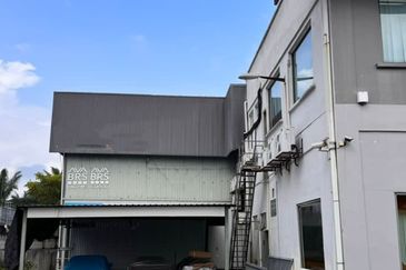 Taman Perindustrian Meru detached corner factory