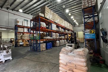 Taman Perindustrian Meru detached corner factory