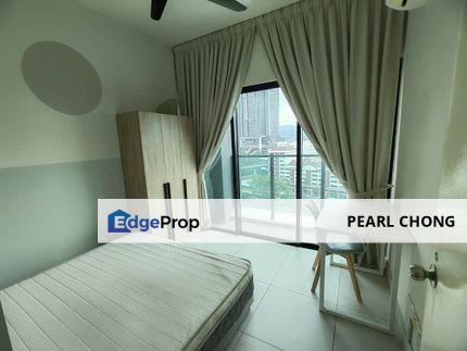 Near MRT, Balcony Middle Room Queen Bed at Majestic Maxim Cheras, Kuala Lumpur, Kuala Lumpur, Cheras