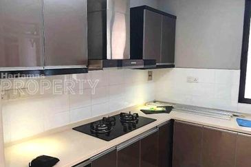 Fully Furnished, 3+1 Rooms at Casa Kiara II, Mont Kiara Kuala Lumpur