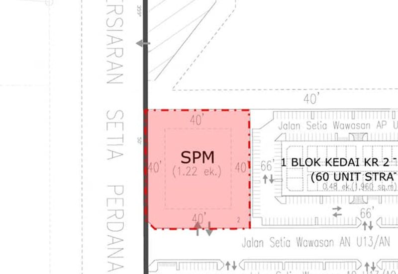 Petrol Stn Land to Sale at Precint 10 Setia Alam
