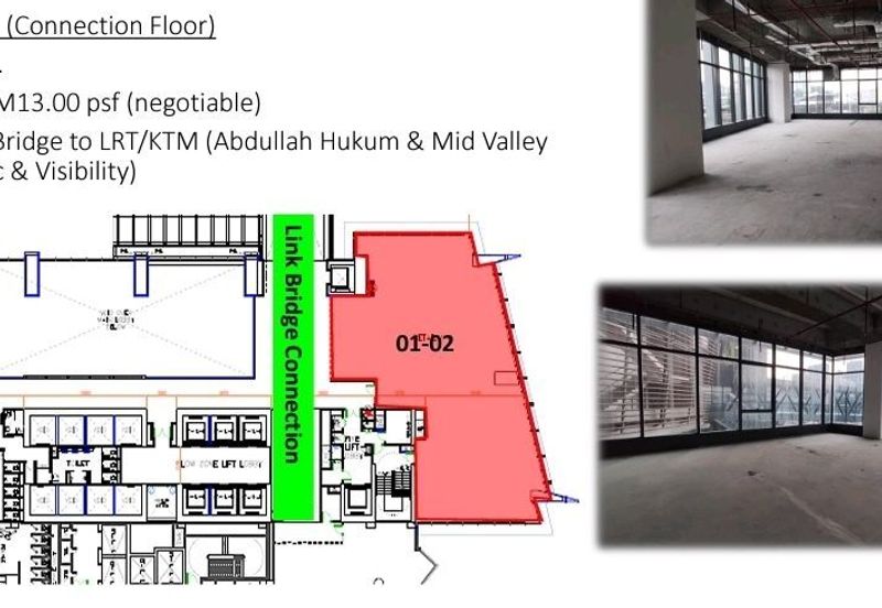 Few Office for Rent at Mercu 2, KL Eco City