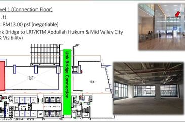 Few Office for Rent at Mercu 2, KL Eco City