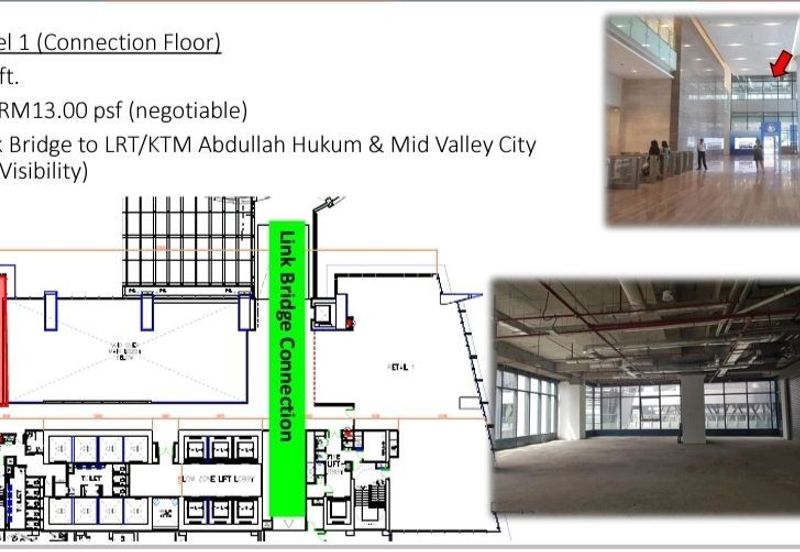 Few Office for Rent at Mercu 2, KL Eco City