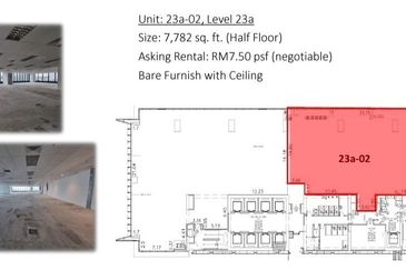 Few Office for Rent at Mercu 2, KL Eco City