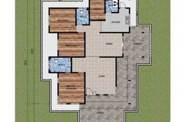 Brand New l Huge Land l Single Storey Bungalow Taman kenanga 2, Banting