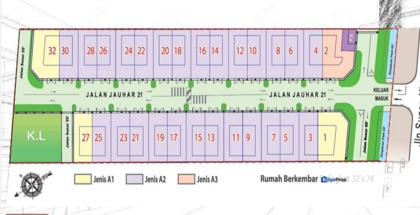 Rezab Melayu Semi D Setingkat Taman Seri Changgang, Banting, Selangor, Banting