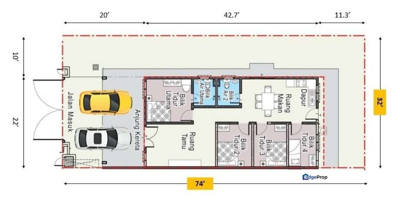 Rezab Melayu Semi D Setingkat Taman Seri Changgang, Banting, Selangor, Banting