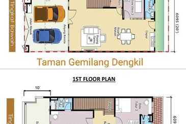 Brand New Spacious Double Storey Terrace In Taman Gemilang Dengkil