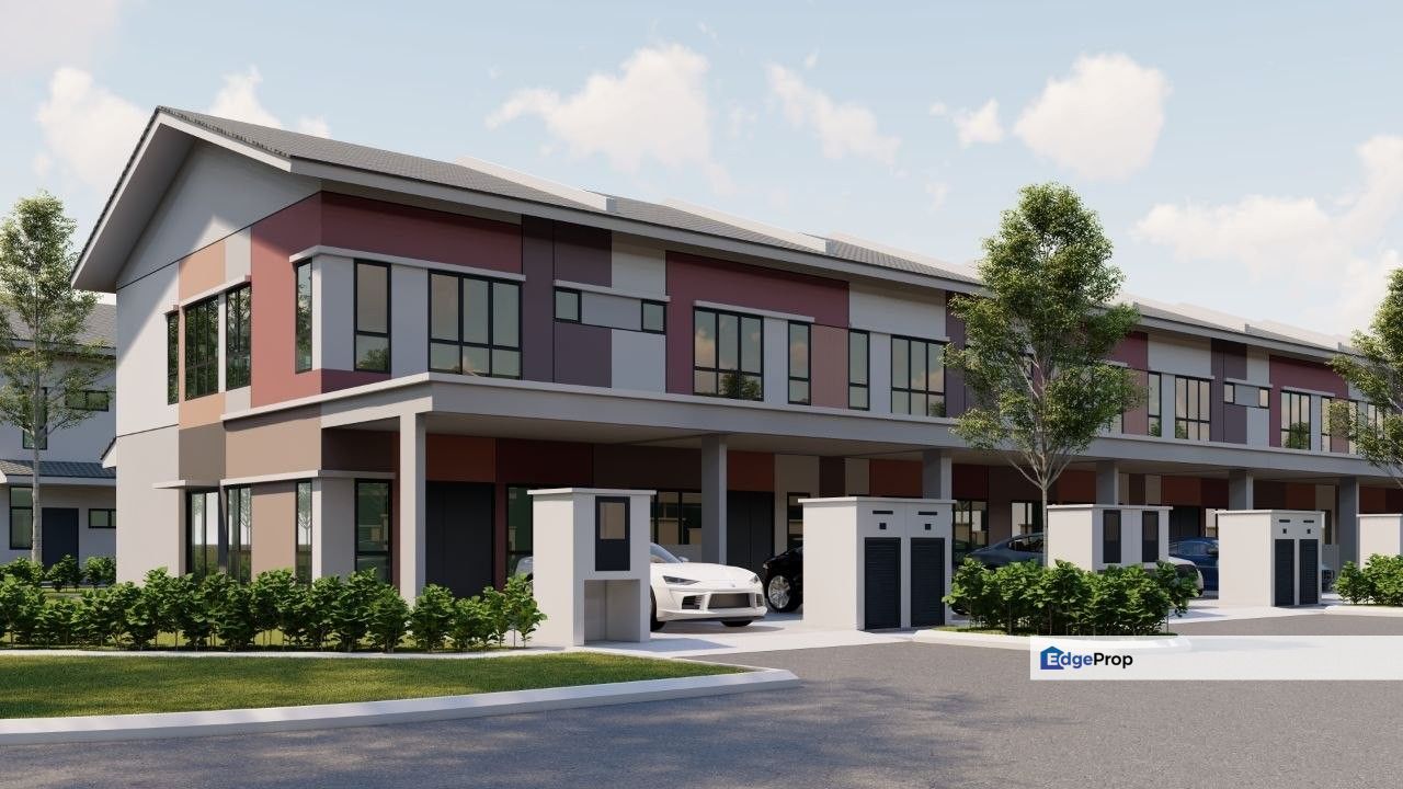 Rumah Teres Dua Tingkat Moden Baru Di Taman Langat Utama 3, Bkt Changgang Banting, Selangor, Banting