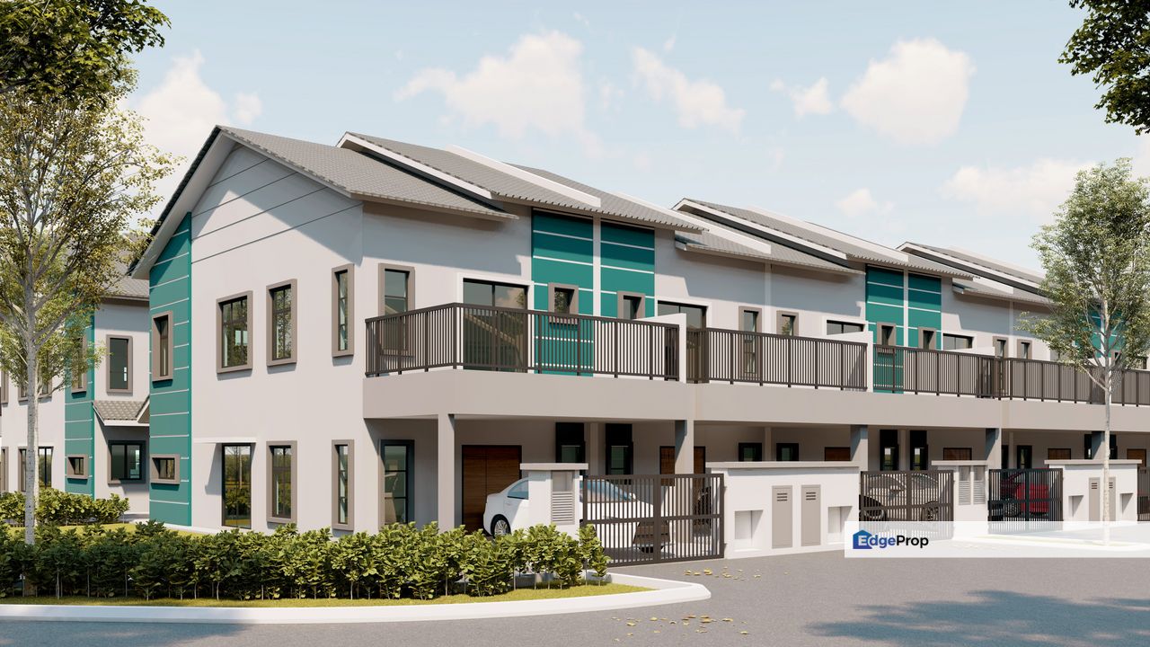 Rumah Baru Design Moden 2 Tingkat Teres Di Taman Bajuri, Olak Lempit Banting, Selangor, Banting