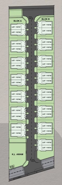 𝗥𝘂𝗺𝗮𝗵 𝗕𝗲𝗿𝗸𝗲𝗺𝗯𝗮𝗿 𝗦𝗲𝘁𝗶𝗻𝗴𝗸𝗮𝘁 𝗱𝗶 𝗕𝗮𝗴𝗮𝗻 𝗟𝗮𝗹𝗮𝗻𝗴, 𝗧𝗮𝗻𝗷𝘂𝗻𝗴 𝗦𝗲𝗽𝗮𝘁 𝗦𝗲𝗽𝗮𝗻𝗴𝗼𝗿, Selangor, Tanjong Sepat