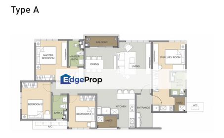 Unio Residence 1468sf Huge Unit Dual Key Dual Key unit with 3 Carpark .Kepong Residence. Residence Kepong/ Residensi Unio / Kepong Condo /Condo Kepong, Kuala Lumpur, Kepong