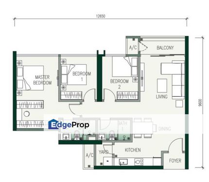 The Era Duta North Huge Unit With Garden Terrace Balcony unit For Sale / The Era Duta Condo North Kiara / Segambut Dutamas / , Kuala Lumpur, Segambut