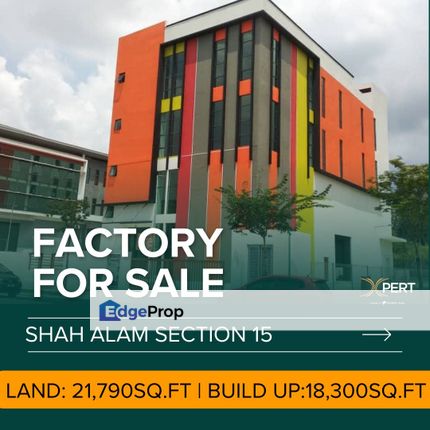 Seksyen 15 Shah Alam Tiong Nam Industrial Park Detached Factory, Selangor, Shah Alam