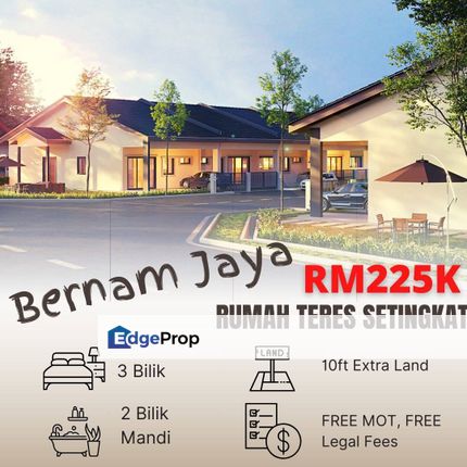 20x65 Single Storey Taman Bernam Jaya Sabak Bernam Selangor , Selangor, Sabak Bernam