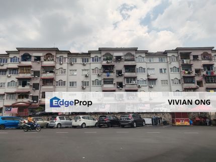150K, Good Price, 3rd floor apartment walk up, Guarded, bare unit, freehold, Tun Perak, Pendekar Apartment, Cheras Selangor, Selangor, Cheras