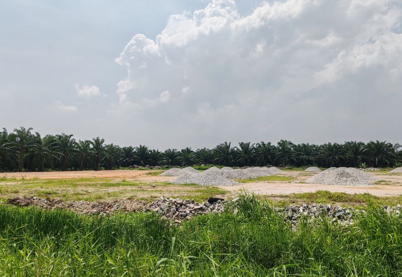 2.4 acres Flat Land for rent, suitable for storage, warehouse, Perindustrian Sungai Sembilang, Jeram, Kuala Selangor