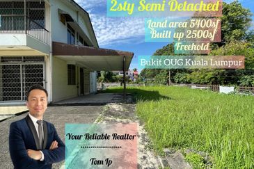 Double Storey Semi Detached House for sale at Taman OUG Kuala Lumpur