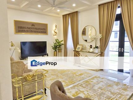 Freehold Renovated & Furnished 2.5 Superlink Storey House @ Eco Botanic For Sale, Johor, Nusajaya