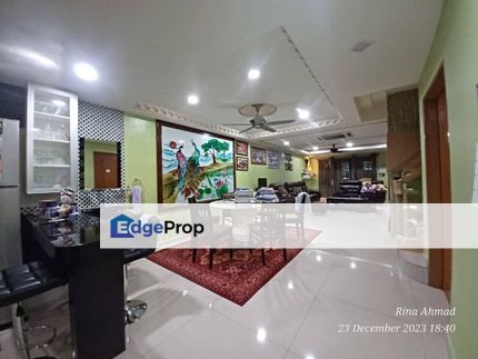 Taman Megah Double Storey House , Free hold, Kuala Lumpur, Kepong