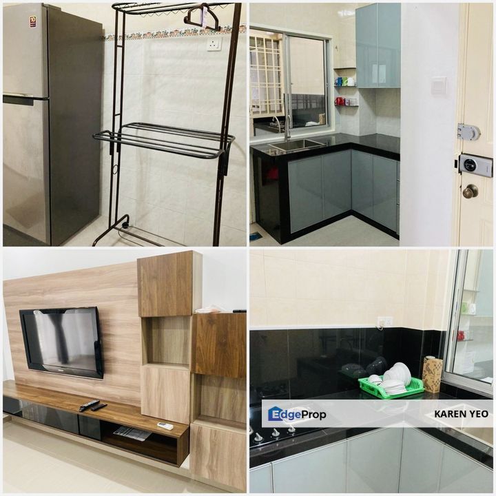 Permas Ville Bandar Baru Permas Jaya Permas Jaya 3 Bedrooms With Fully Furnished For Rent , Johor, Permas Jaya/Senibong