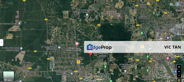 {Agri Land 9.9 Acres } Jalan Sawa Guni, Jalan Bukit Cerakah, Kapar, Jalan Meru, Jalan Meru Tambathan, Kampug Bukit Kapar Klang, Selangor, Klang