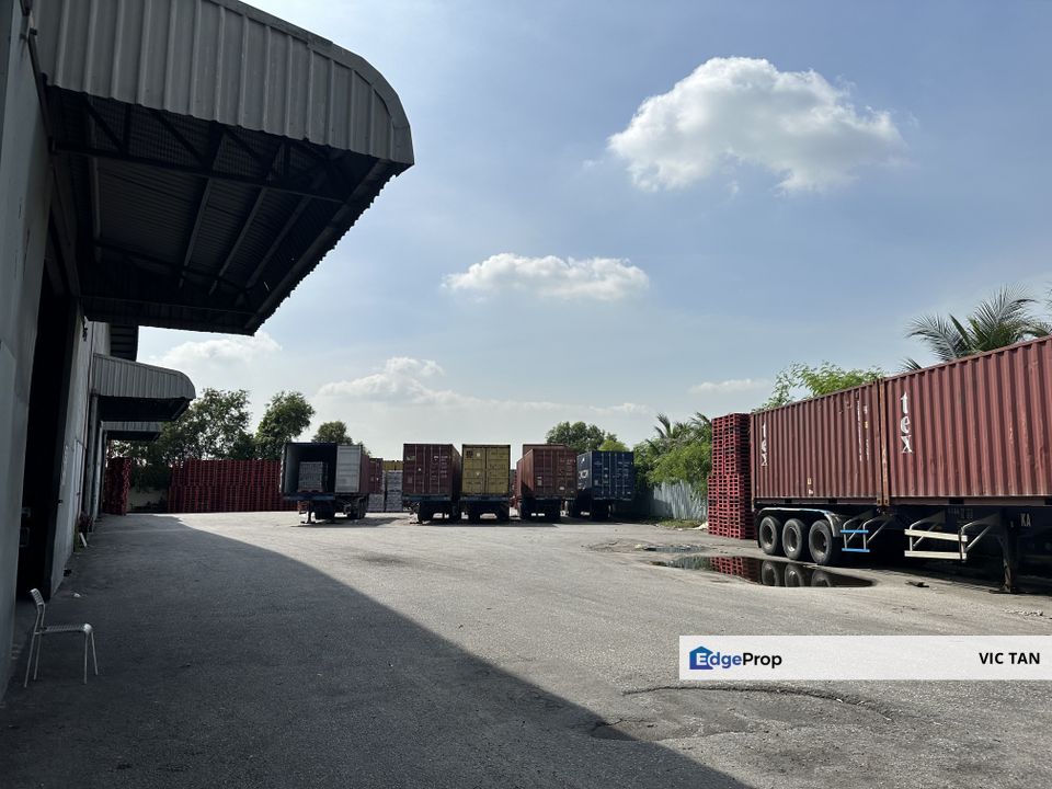 [ Single Storey Warehouse ] 3sty Office L/A 152ksf , B/U 89ksf, Bandar Sultan Suleiment Klang, Selangor, Klang