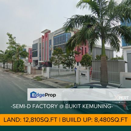 Semi D Factory Bukit Kemuning Industrial Park Kota Kemuning, Selangor, Shah Alam