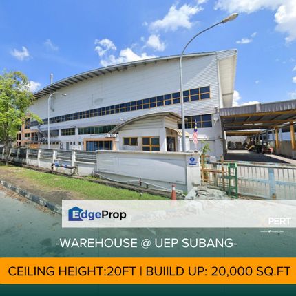 Warehouse Taman Perindustrian UEP Subang Jaya, Selangor, Subang Jaya