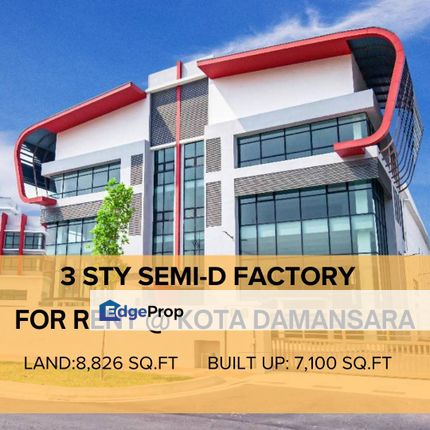 AutoPark City Semi D Factory Kota Damansara, Selangor, Petaling Jaya