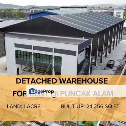 Taman Industria Alam Jaya Puncak Alam 1 Acres with Office, Selangor, Kuala Selangor