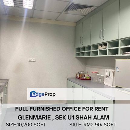 FULL Furnished Office Glenmarie Sek U1 Shah Alam, Selangor, Shah Alam