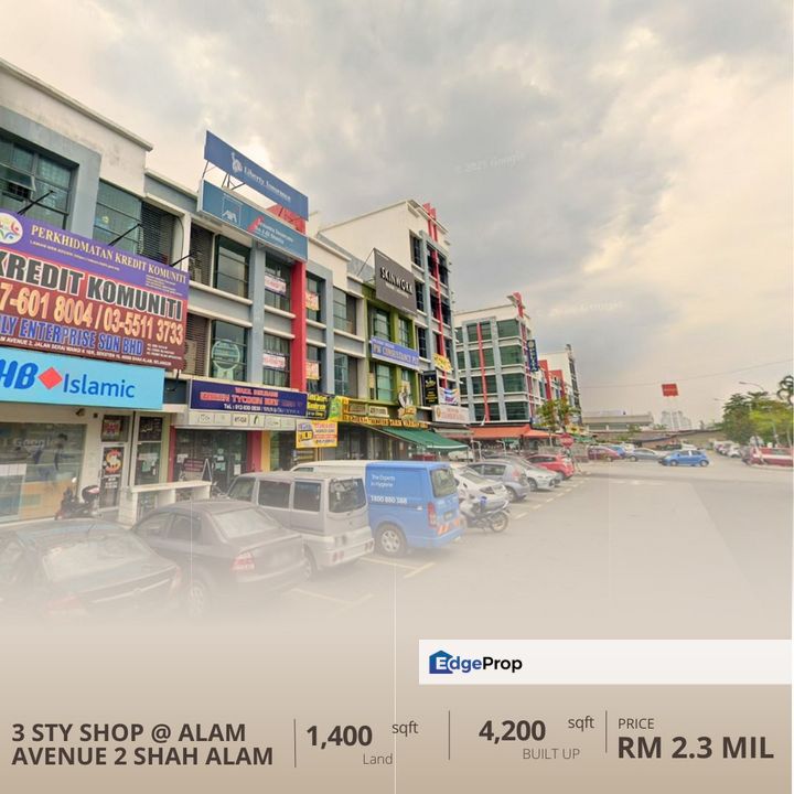 3 Sty Shop Alam Avenue 2 Shah Alam, Selangor, Shah Alam