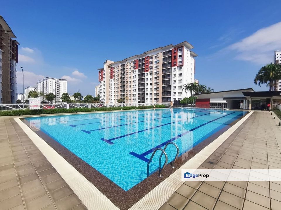 Seri Jati Apartment Setia Alam Shah Alam Partial Furnish Gated & Guarded, Selangor, Setia Alam/Alam Nusantara