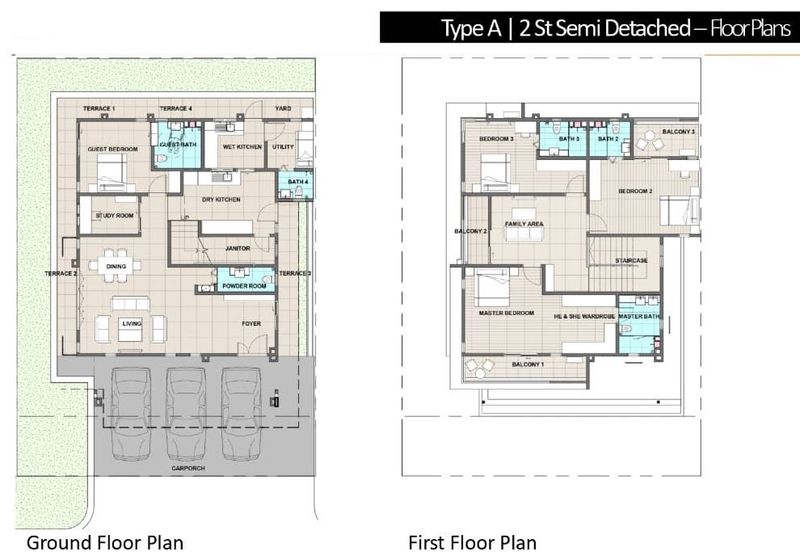 Bandar Uda Utama, UDA Heights Semi-D Brand New International Lot, FOR SALE ! (Type A)