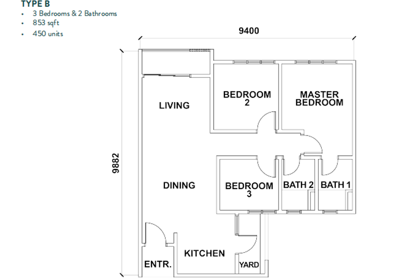 Senibong, Permas Jaya, Teluk Jawa, Aville Residences @ Permas Jaya, Teluk Jawa - Brand New Apartments, Foreigner are Eligible to BUY! 