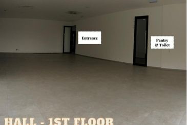 Taman Tampoi Indah, Tampoi - Multipurpose Hall / Big Office Space - FOR RENT !