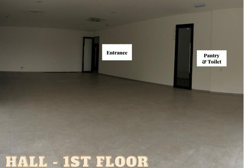 Taman Tampoi Indah, Tampoi - Multipurpose Hall / Big Office Space - FOR RENT !