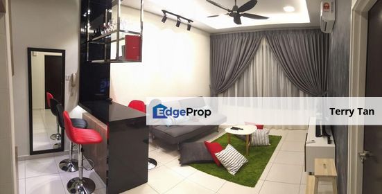 Sky View Apartment Fully Furnished Nice Interior Design, Johor, Bukit Indah