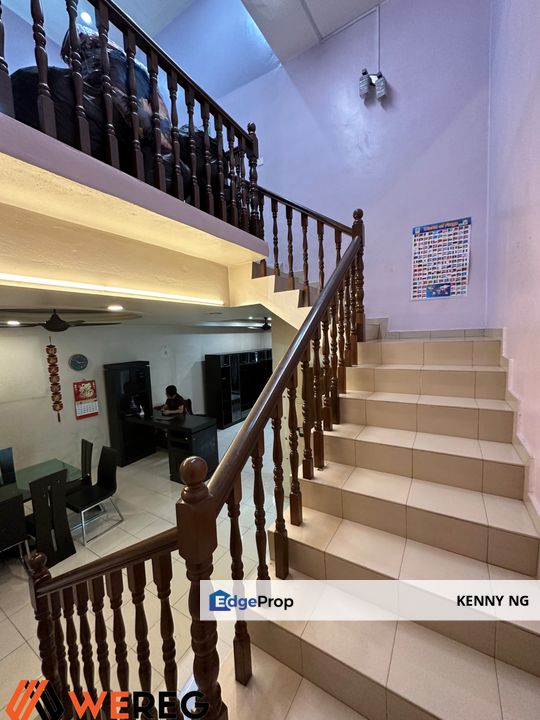 Meru Double Storey Link House Partly Furnished For Sale, Selangor, Kapar 