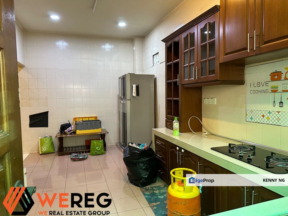 Meru Double Storey Link House Partly Furnished For Sale, Selangor, Kapar 