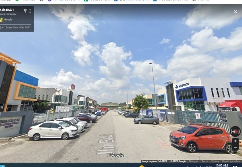 3.5 Storey factory for sales in Kajang. Balakong. 